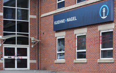 Activists smash into logistics giant and arms traffickers Kuehne + Nagel 