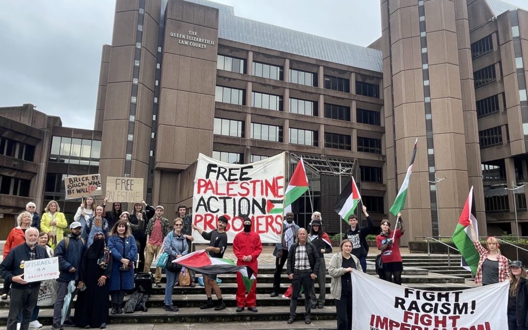 Hundreds Mobilise to Demand the Freedom of Palestine Action Prisoners 