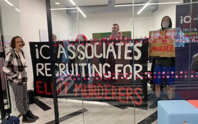 Activists Storm Manchester Office of Sole Recruiters for Israel’s Largest Weapons Firm