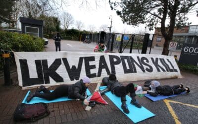 Palestine Action blockade Elbit’s Bristol HQ