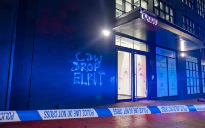 PALESTINE ACTION TARGET CDW’S MANCHESTER OFFICES 